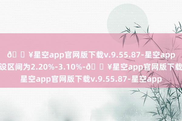 🔥星空app官网版下载v.9.55.87-星空app本期债券票面利率预设区间为2.20%-3.10%-🔥星空app官网版下载v.9.55.87-星空app